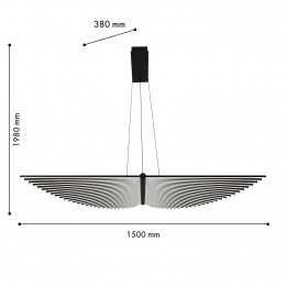Подвесная люстра 4381-1P