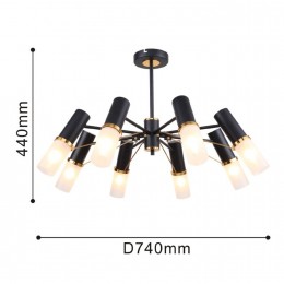 Потолочная люстра 2558-8P