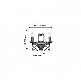 Настенный светильник 2162-2W