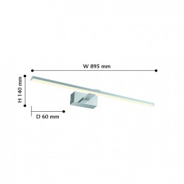 Настенный светильник 2433-3W