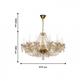 Подвесная люстра 1738-12P