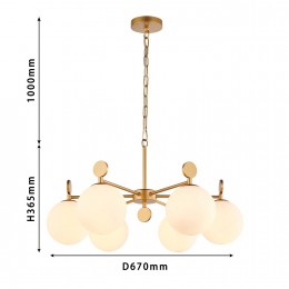 Подвесная люстра 2928-6P