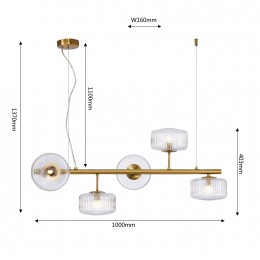 Подвесная люстра 4051-5P