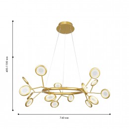 Подвесная люстра 4253-15P