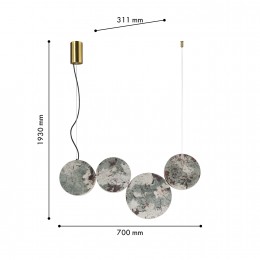 Подвесная люстра 4447-4P