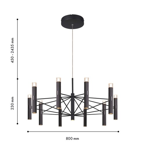 Подвесная люстра 4758-10P