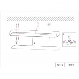 Потолочный светильник 4078-1C