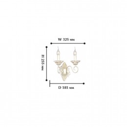 Настенный светильник 1141-2W