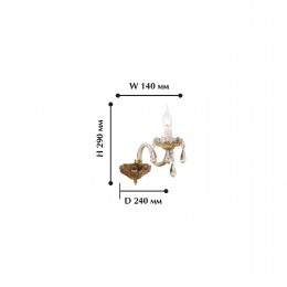 Настенный светильник 1738-1W