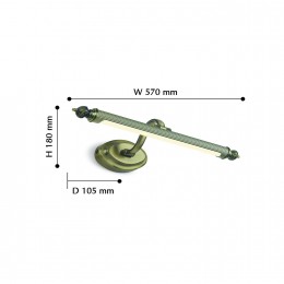 Настенный светильник 2435-1W