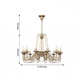 Подвесная люстра 2163-12P