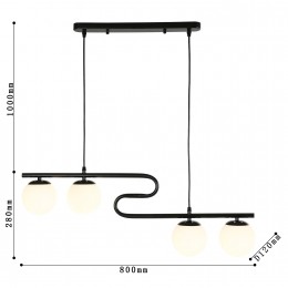 Подвесная люстра 4036-4P