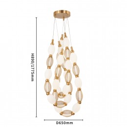 Подвесная/потолочная люстра 4559-3PC