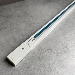 Однофазный трехжильный шинопровод с токопроводом и заглушкой, 1м NOVOTECH 135000Y