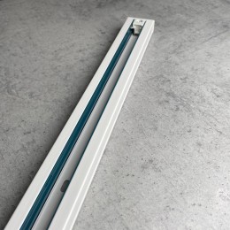 Однофазный трехжильный шинопровод с токопроводом и заглушкой, 1м NOVOTECH 135000Y