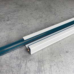 Однофазный трехжильный шинопровод с токопроводом и заглушкой, 1м NOVOTECH 135000Y