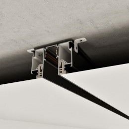 Шинопровод для монтажа в натяжной потолок 2м (CLAMP) NOVOTECH 135326