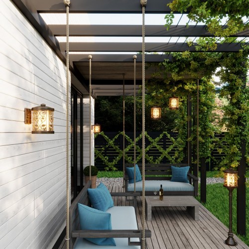 Уличный настенный светильник ODEON LIGHT 2286/1W