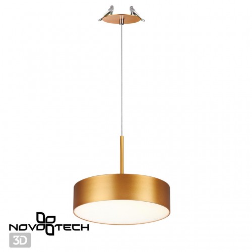 Светильник встраиваемый светодиодный, длина провода 2м NOVOTECH 358766