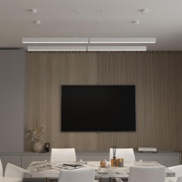 Светильник накладной/подвесной светодиодный (длина подвесов и сетового кабеля 1,2м) NOVOTECH 358865