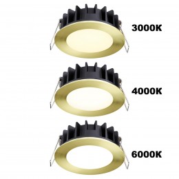 Встраиваемый светодиодный светильник с переключателем цветовой температуры NOVOTECH 358953