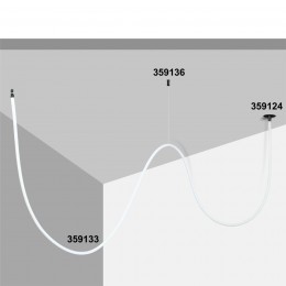 Подвесной комплект с 1,5 метровым тросом NOVOTECH 359136