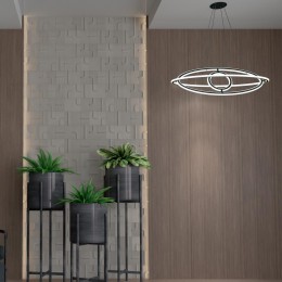 Светильник подвесной светодиодный диммируемый, в комплекте беспроводной пульт ДУ, длина провода 2м NOVOTECH 359181