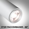 Трековый светильник для низковольтного шинопровода с переключателем цветовой температуры и мощности NOVOTECH 359206
