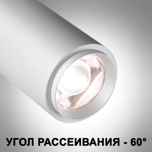Трековый светильник для низковольтного шинопровода с переключателем цветовой температуры и мощности NOVOTECH 359206