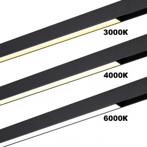 Трековый токопроводящий светильник с переключателем цветовой темперетуры NOVOTECH 359938