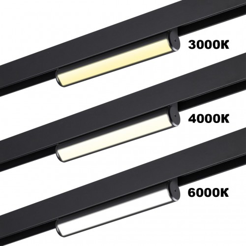 Трековый светодиодный светильник с переключателем цветовой темперетуры NOVOTECH 359950