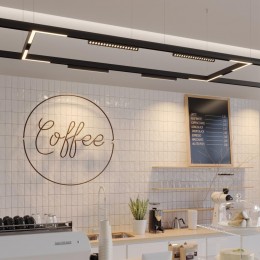 Трековый светодиодный светильник с переключателем цветовой темперетуры NOVOTECH 359950