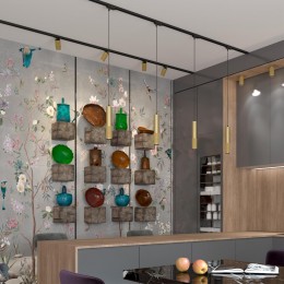 Трехфазный трековый cветильник, длина провода 1м NOVOTECH 370774