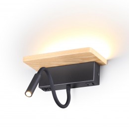 Настенный светильник-полка с подсветкой/USB ODEON LIGHT 3868/8WL