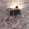 Настенный светильник-полка с подсветкой/USB ODEON LIGHT 3868/8WL