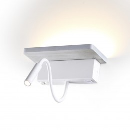 Настенный светильник-полка с подсветкой/USB ODEON LIGHT 3869/8WL