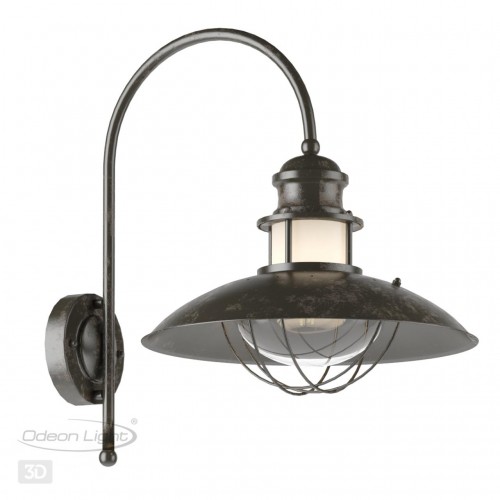 Уличный настенный светильник IP44 ODEON LIGHT 4164/1WA