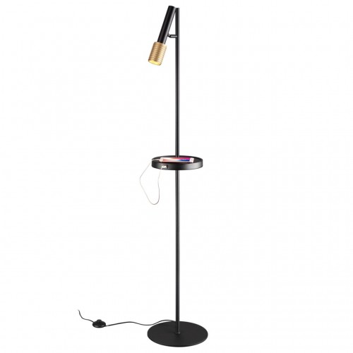 Торшер с полкой/USB ODEON LIGHT 4240/1F