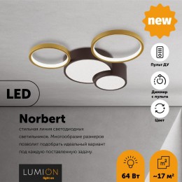 Люстра потолочная LUMION 5255/64CL
