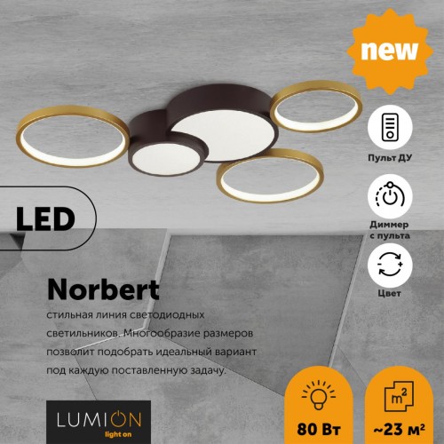 Люстра потолочная LUMION 5255/80CL