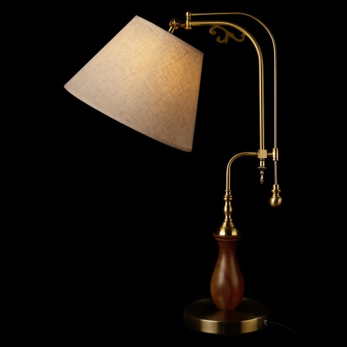 10569T Dark wood Настольная лампа LOFT IT Elaine
