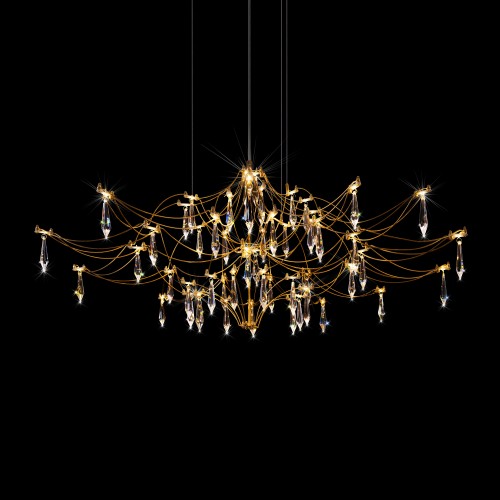 10587/1000 Gold Asfour Подвесной светильник LOFT IT Mira