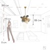 10401/800S Подвесная люстра LOFT IT Britannica