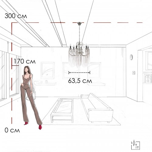 10405/6 Подвесная люстра LOFT IT Wonderland