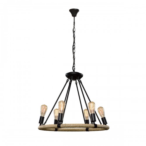 LOFT1861/6 Подвесная люстра LOFT IT Rope filament