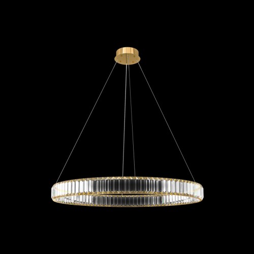 10135/800 Gold Подвесной светильник LOFT IT Crystal ring