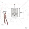 10450/1200 Подвесная люстра LOFT IT Vaille Crystal