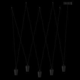 10357/5 Подвесной светильник LOFT IT Blackout