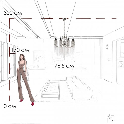 10405/8 Подвесная люстра LOFT IT Wonderland