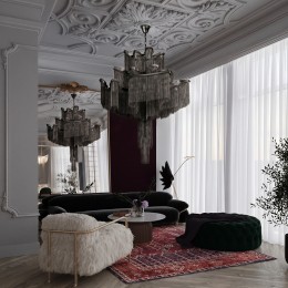 10208/800 Gunmetal Подвесной светильник LOFT IT Stream